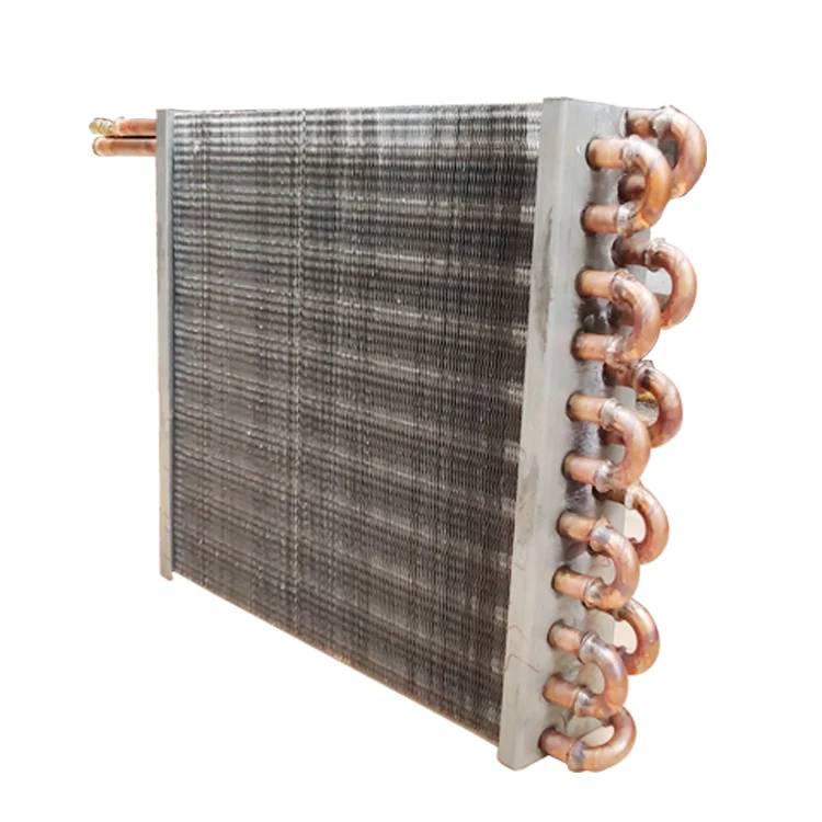 Fabrikpreisverdampfer Kondensator Kupferrohr Aluminiumkühlungsflossen